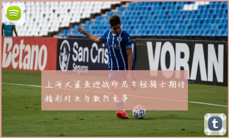 上海大鲨鱼迎战印尼年轻骑士期待精彩对决与激烈竞争
