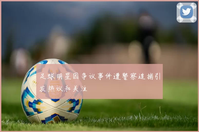 足球明星因争议事件遭警察追捕引发热议和关注