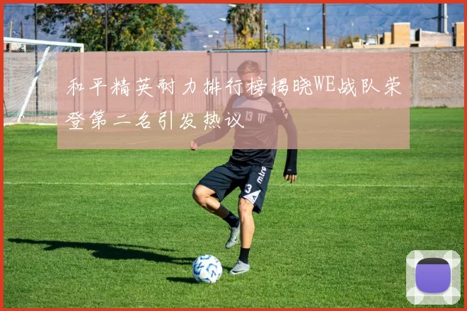 和平精英耐力排行榜揭晓WE战队荣登第二名引发热议