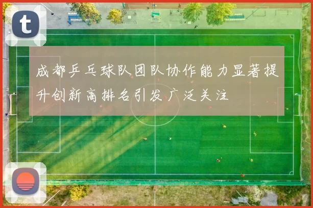 成都乒乓球队团队协作能力显著提升创新高排名引发广泛关注