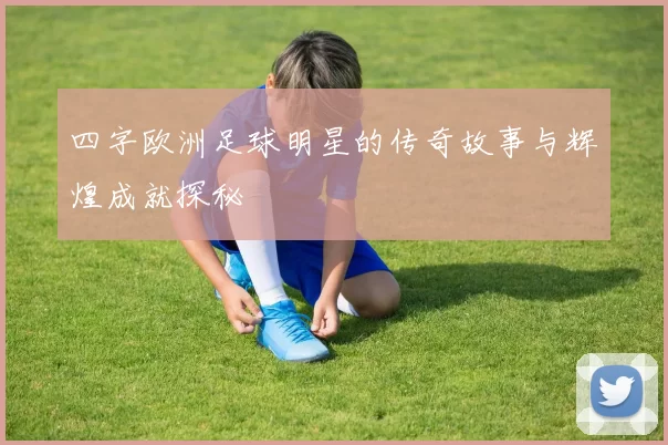 四字欧洲足球明星的传奇故事与辉煌成就探秘